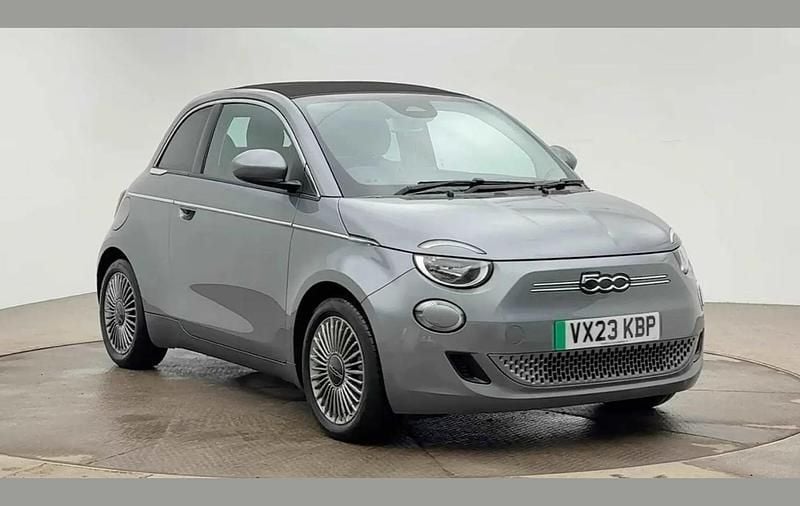 Used Fiat 500e Icon 86 kW (118 HP) 2023 Grey Cabriolet