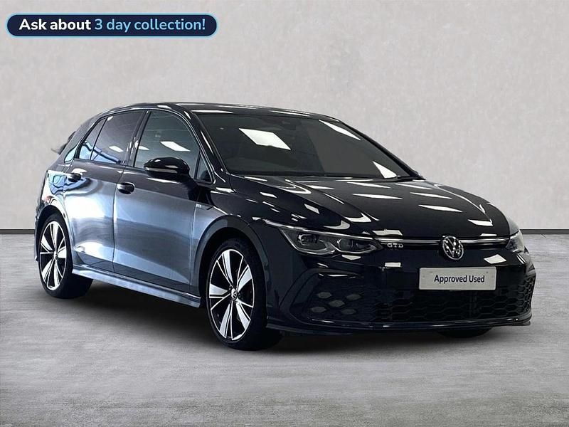 Black Used 2021 VW Golf VIII GTD Hatchback | £24,658 (Fair price) - Image 1/4