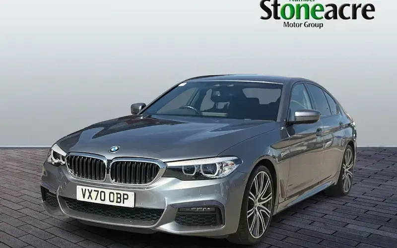 Used BMW 530 M Sport 252 HP (185 kW) 2020 Blue Sedan