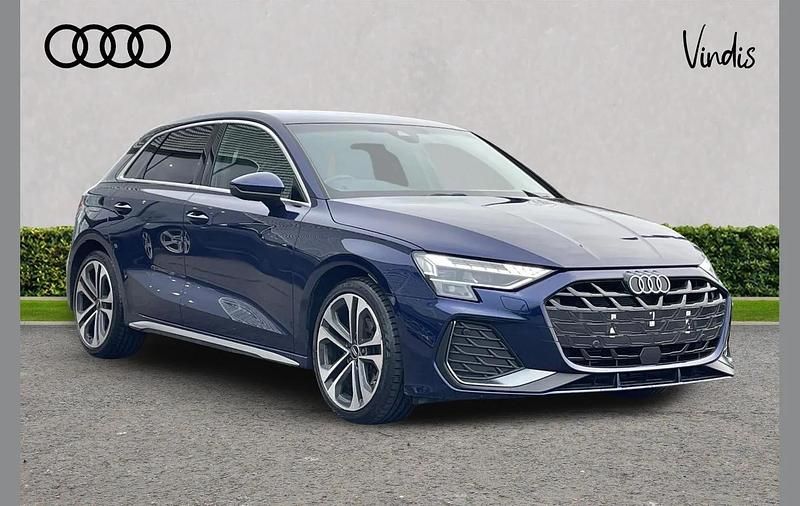 Blue Used 2025 Audi A3 S-Line Hatchback | £25,501 (A bit pricey) - Image 1/4