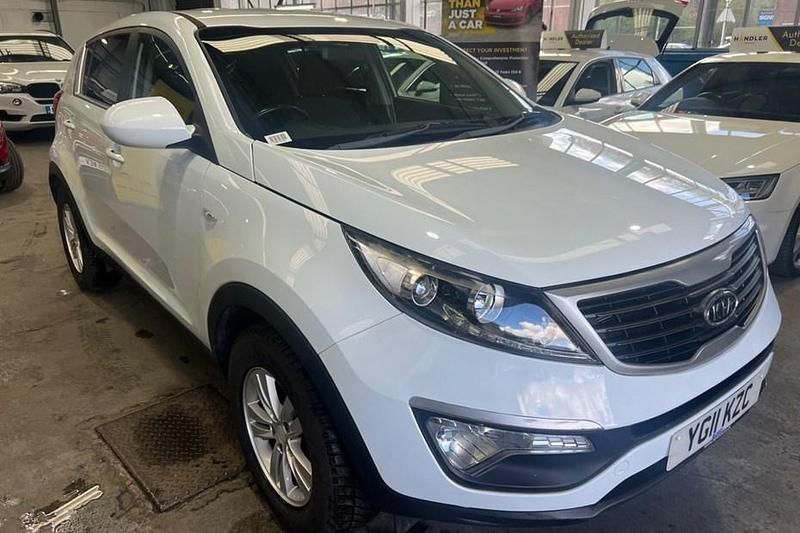 Begagnad Kia Sportage 2011 Vit SUV