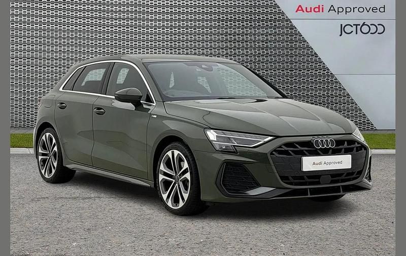 Used Audi A3 S-Line 147 HP (108 kW) 2025 Green Hatchback
