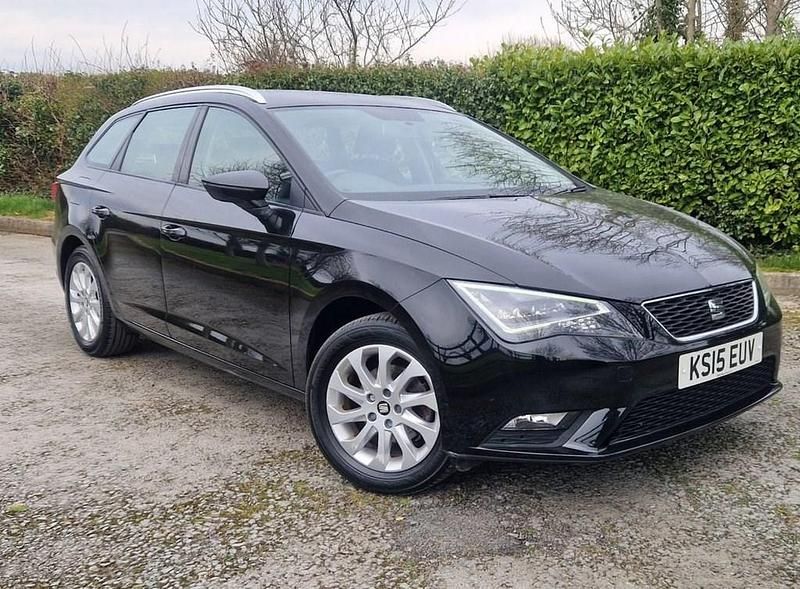 Black Used 2015 Seat Leon Sport Estate | £7,940 (Fair price) - Image 1/4