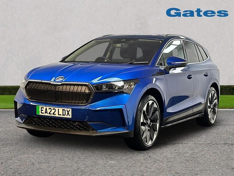 Used Skoda Enyaq iV ecoSuite 131 kW (179 HP) 2022 Blue SUV