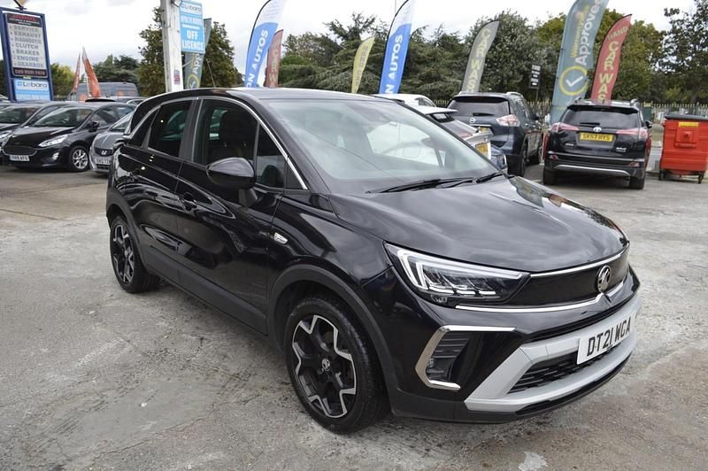 Black Used 2021 Vauxhall Crossland Elite SUV | £8,499 (Good price) - Image 1/4