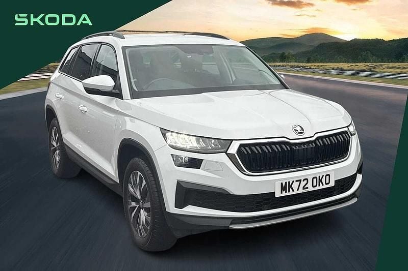 Used Skoda Kodiaq SE Drive 147 HP (108 kW) 2022 White SUV