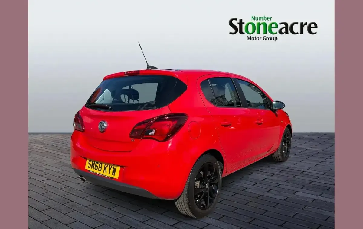 Used Vauxhall Corsa 73 HP (53 kW) 2019 Red Hatchback
