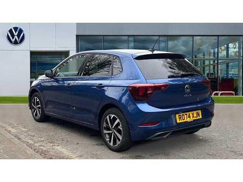 Used VW Polo Match 95 HP (69 kW) 2024 Reef blue metallic Hatchback