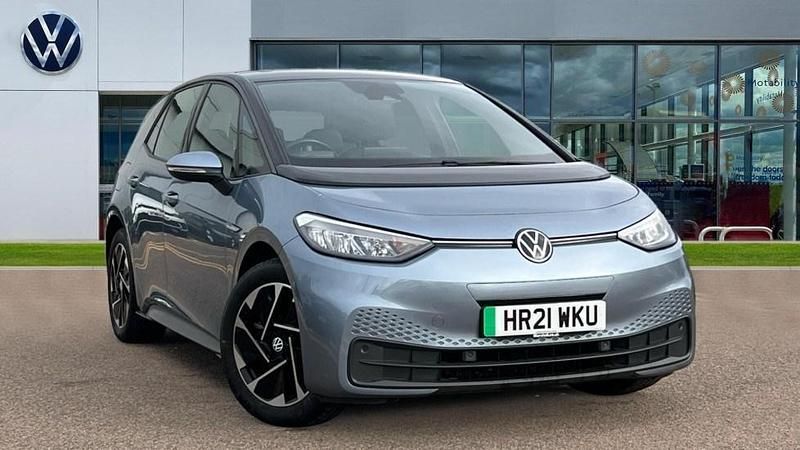 Stonewashed blue metallic black Used 2021 VW ID.3 Pro Performance Hatchback | £13,955 (Fair price) - Image 1/4