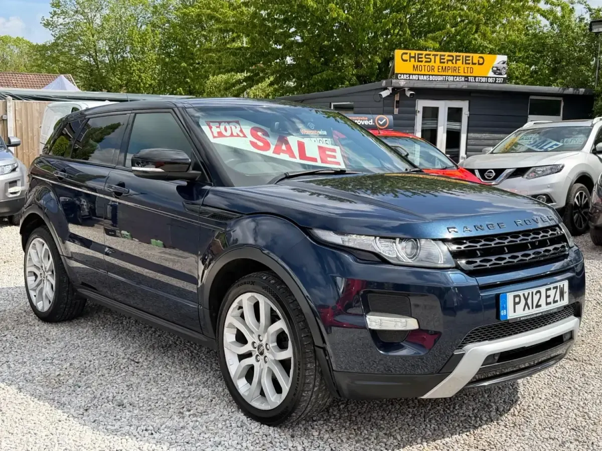 Begagnad Land Rover Range Rover evoque Dynamic 150 HK (110 kW) 2012 Blå SUV