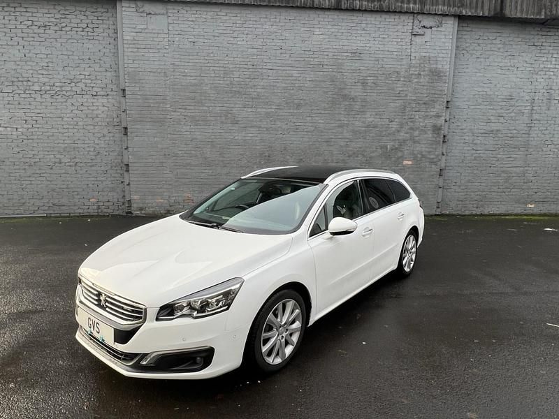 White Used 2015 Peugeot 508 GT-line Sedan | £5,790 (Expensive) - Image 1/4