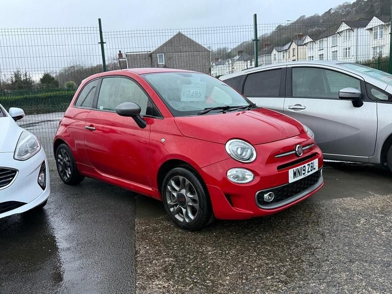 Used Fiat 500 S 69 HP (50 kW) 2019 Red Hatchback