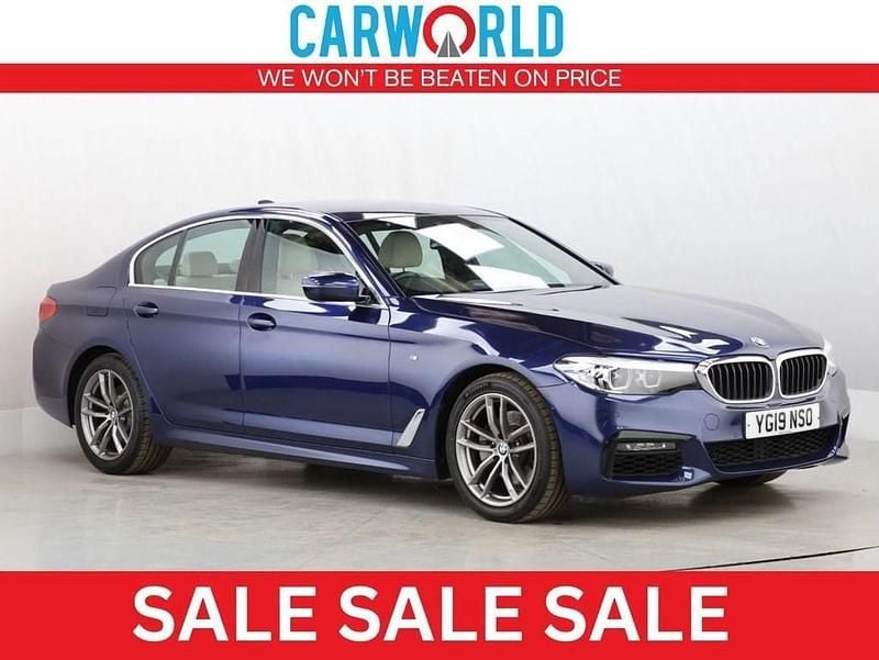 Blue Used 2019 BMW 520 M Sport Sedan | £17,990 (Good price) - Image 1/4