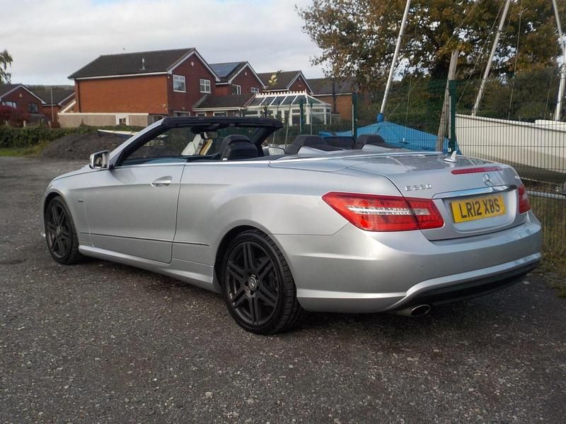 Used Mercedes E220 Sport Edition 170 HP (125 kW) 2012 Silver Cabriolet