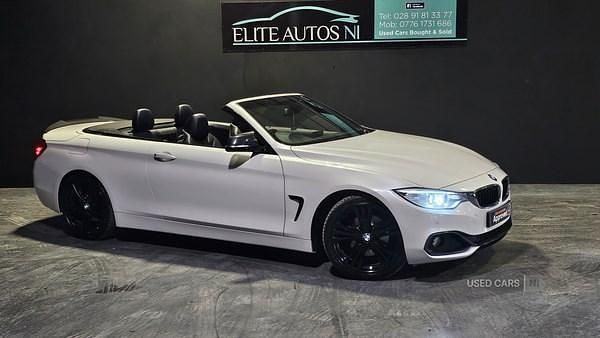 Used BMW 420 Sport Line 2014 White Cabriolet