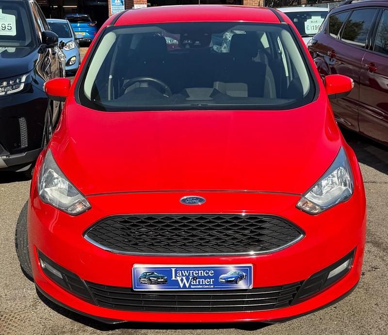 Used Ford C-MAX Zetec 125 HP (91 kW) 2018 Red MPV
