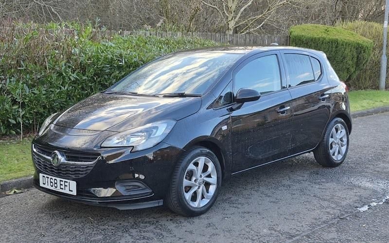 Used Vauxhall Corsa Sport 90 HP (66 kW) 2018 Black Hatchback