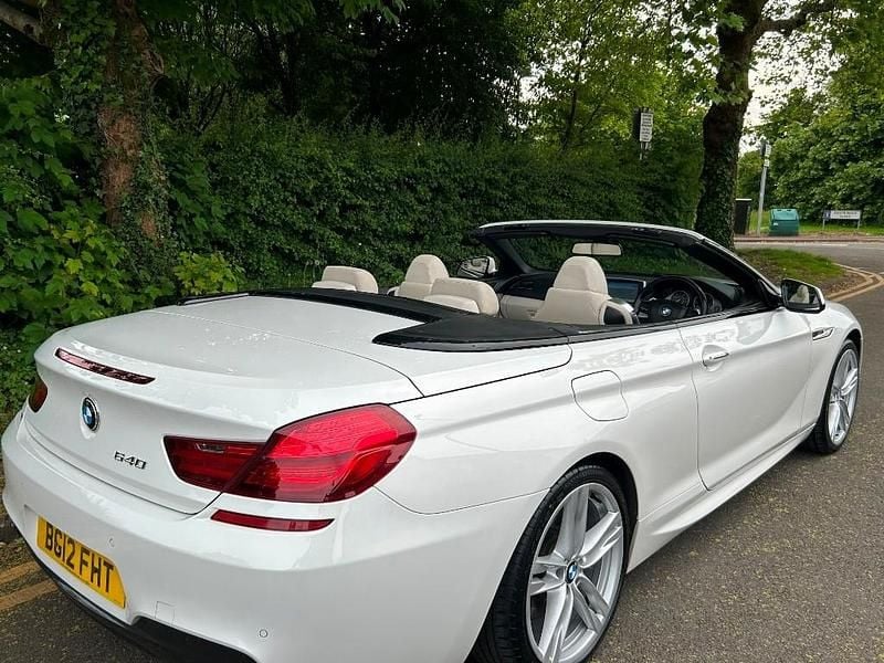 Used BMW 640 Cabriolet M Sport 313 HP (230 kW) 2012 White Cabriolet