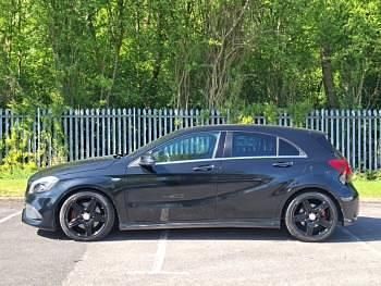 Used Mercedes A250 Premium 218 HP (160 kW) 2017 Black Hatchback