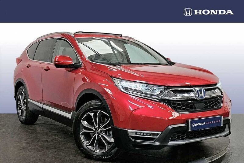 Premium crystal red Used 2023 Honda CR-V EX SUV | £28,265 (Fair price) - Image 1/4