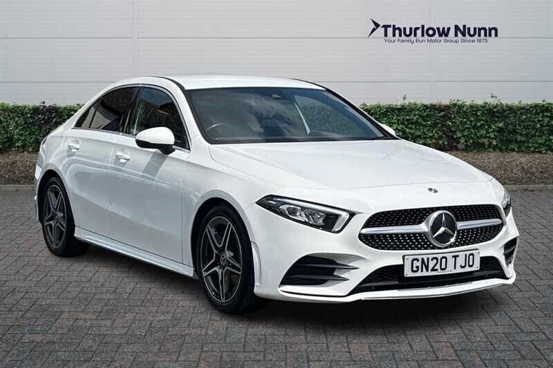 White Used 2020 Mercedes A180 AMG line Sedan | £16,699 (Fair price) - Image 1/4