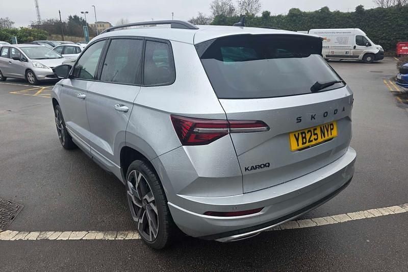 Used Skoda Karoq SportLine 150 HP (110 kW) 2025 Silver SUV