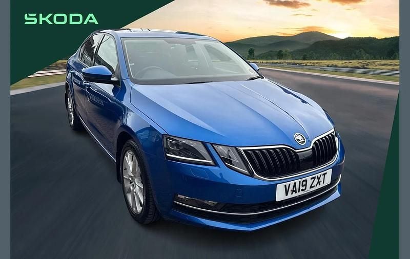 Used Skoda Octavia SE L 147 HP (108 kW) 2019 Blue Hatchback