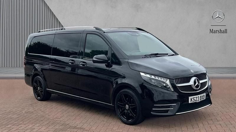 Black Used 2023 Mercedes V220 AMG line MPV | £56,883 (Good price) - Image 1/4