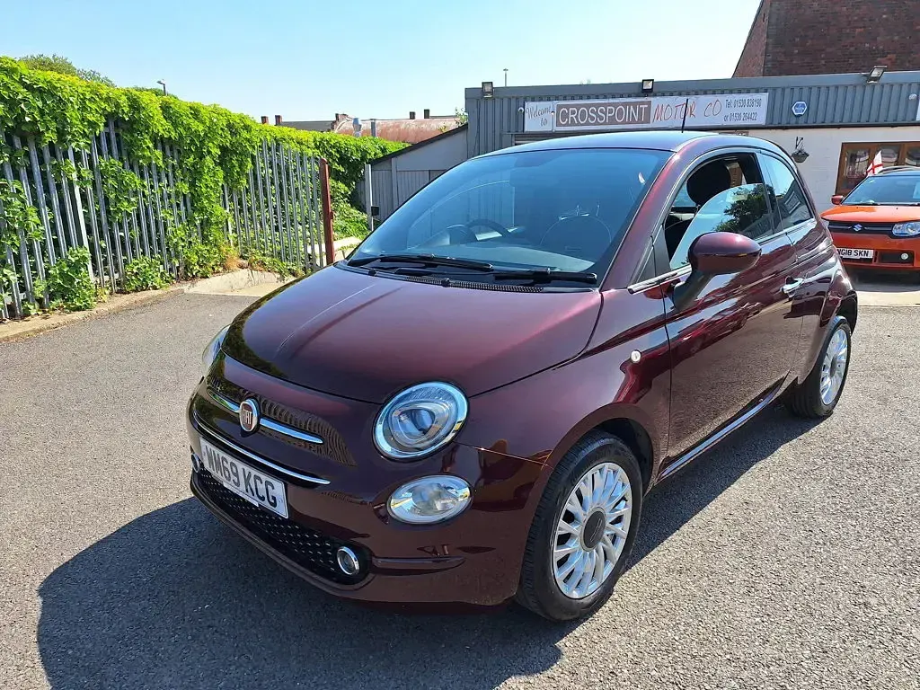 Used Fiat 500 Lounge 69 HP (50 kW) 2020 Red Hatchback