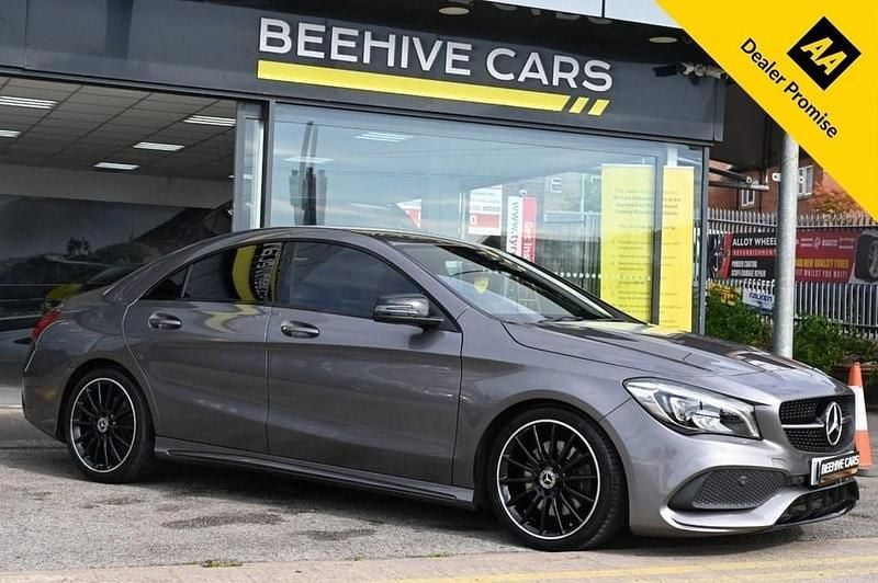 Grey Used 2018 Mercedes CLA220 AMG line Sedan | £16,495 (Fair price) - Image 1/4