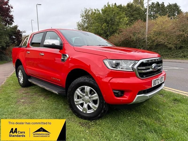 Red Used 2022 Ford Ranger Limited Pickup | £10,995 - Image 1/4