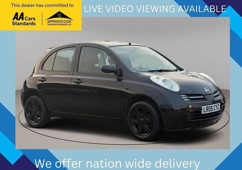 Black Used 2005 Nissan Micra Hatchback | £2,995 (Fair price) - Image 1/4