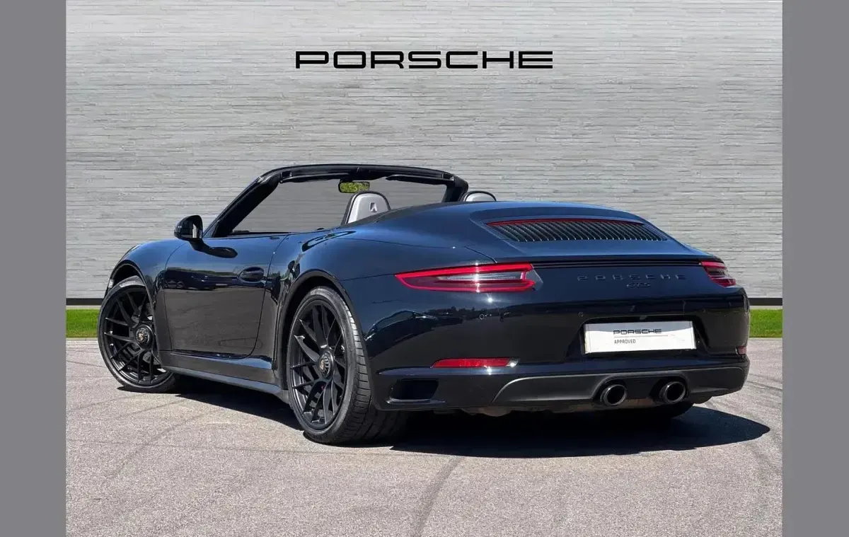 Used Porsche 911 444 HP (326 kW) 2018 Black Cabriolet