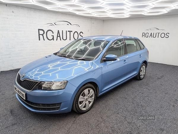 Blue Used 2017 Skoda Rapid Hatchback | £4,750 (Fair price) - Image 1/4