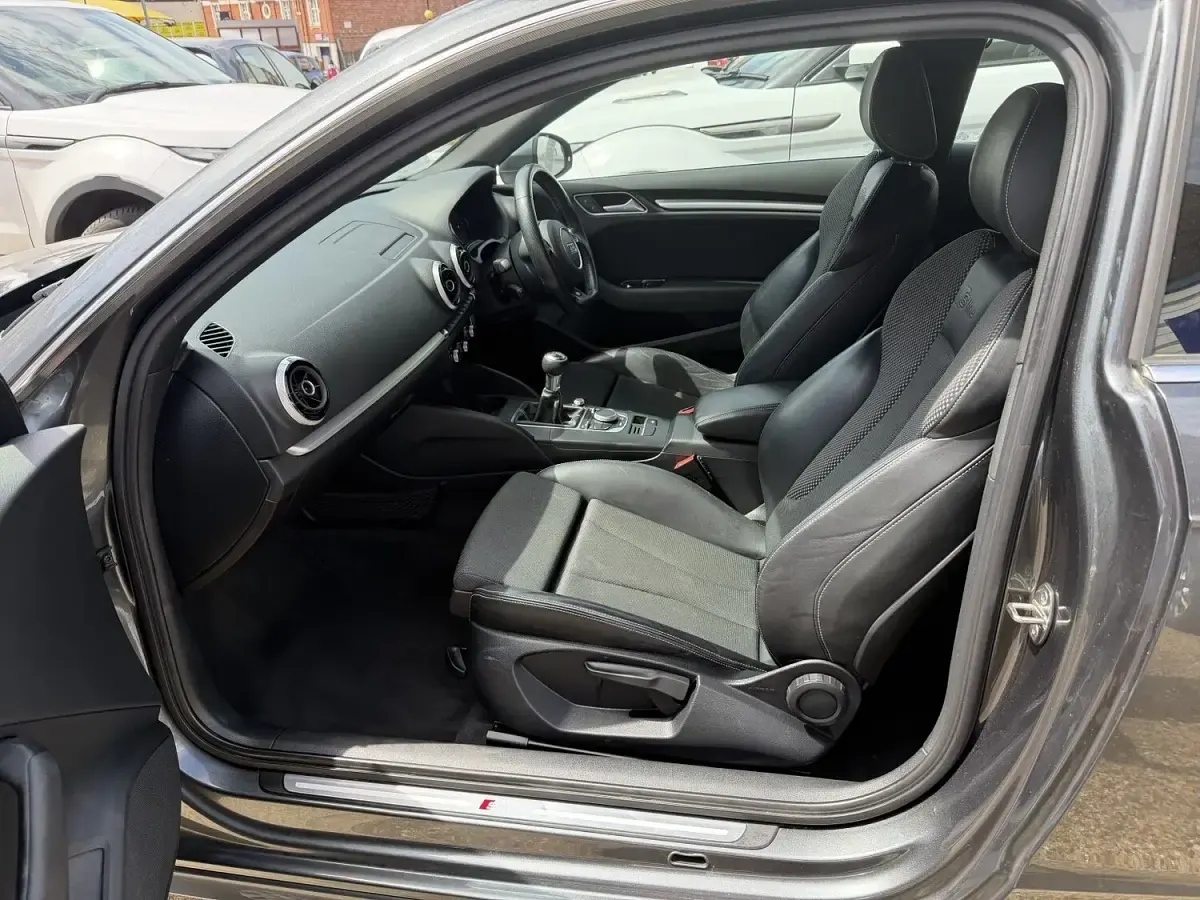 Used Audi A3 S-Line 150 HP (110 kW) 2015 Grey Hatchback