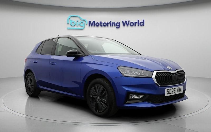 Used Skoda Fabia Design Edition 116 HP (85 kW) 2025 Blue Hatchback