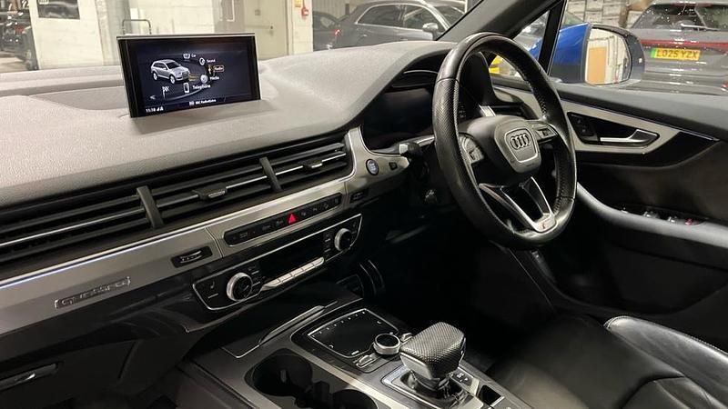 Used Audi Q7 S-Line 218 HP (160 kW) 2017 Blue SUV