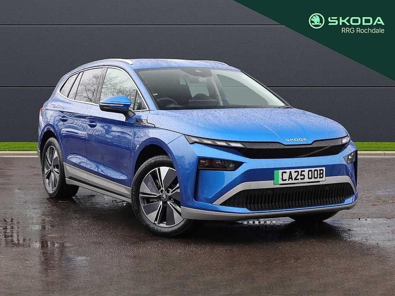 Race blue metallic Used 2025 Skoda Enyaq iV SUV | £31,995 (Expensive) - Image 1/4