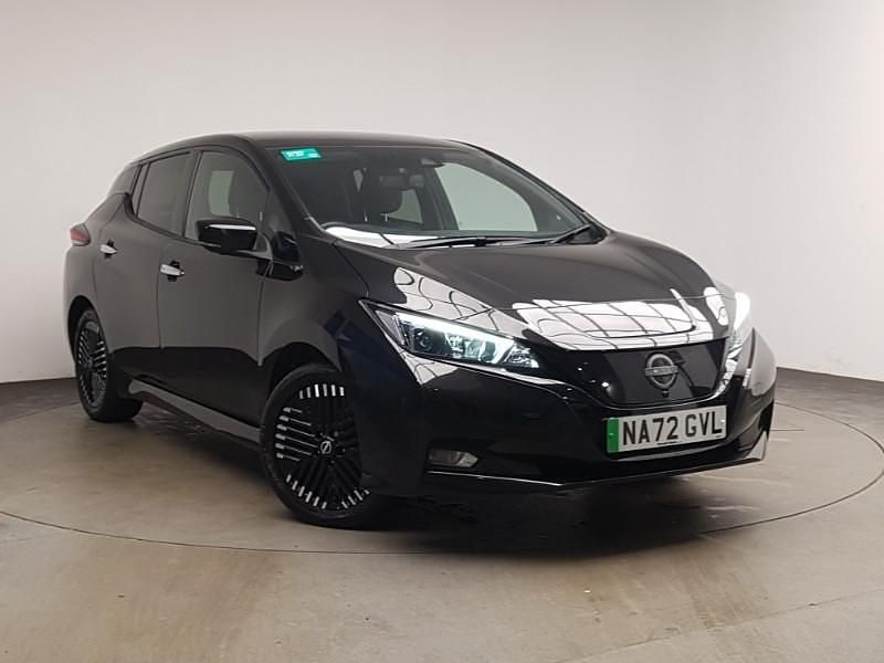 Black Used 2022 Nissan Leaf N-Connecta Hatchback | £11,498 (A bit pricey) - Image 1/4