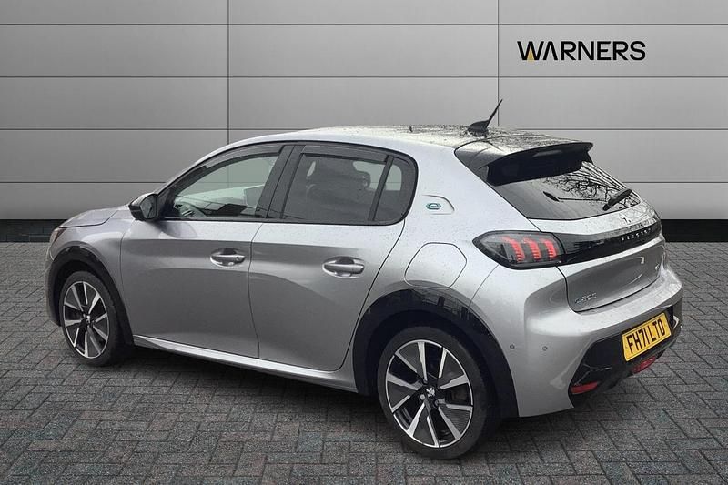 Used Peugeot e-208 GT 98 kW (134 HP) 2021 Grey Hatchback