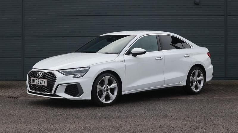 Used Audi A3 S-Line 110 HP (80 kW) 2022 White Sedan