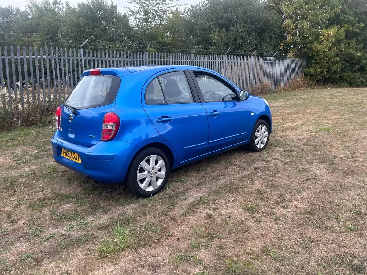Used Nissan Micra Acenta 98 HP (72 kW) 2011 Blue Hatchback