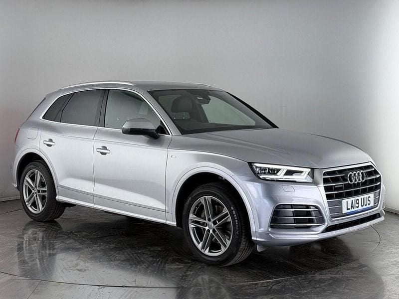 Silver Used 2019 Audi Q5 S-Line SUV | £18,350 (Fair price) - Image 1/3