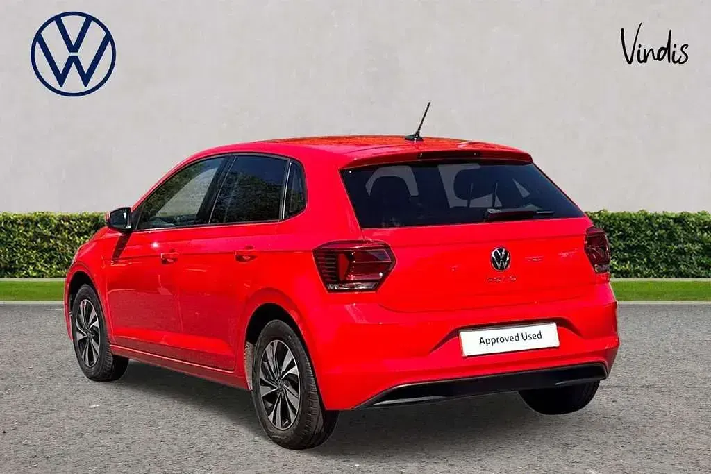 Used VW Polo Match 95 HP (69 kW) 2021 Red Hatchback