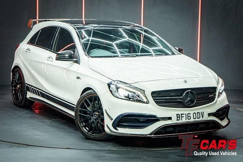 White Used 2016 Mercedes A45 AMG Premium Hatchback | £26,495 (Expensive) - Image 1/4
