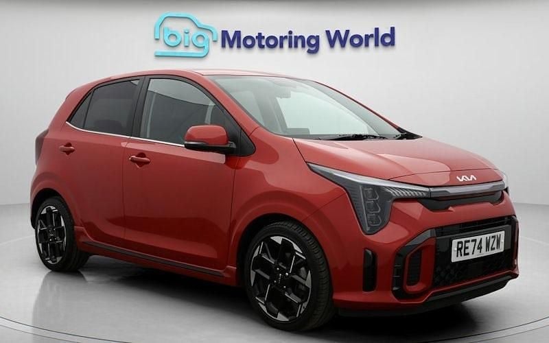 Used Kia Picanto GT-Line S 77 HP (56 kW) 2024 Red Hatchback