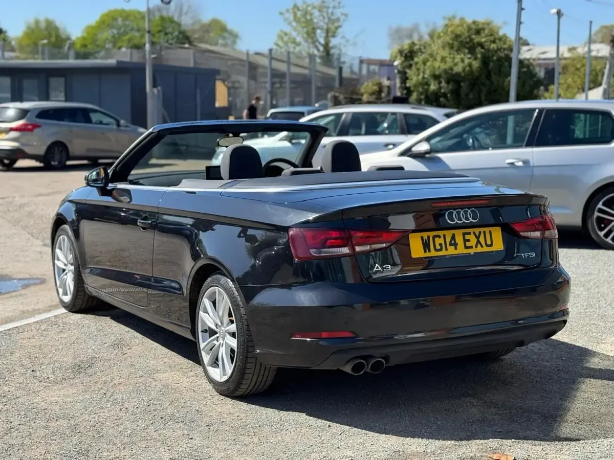 Begagnad Audi A3 Cabriolet Sport 2014 Svart Cab