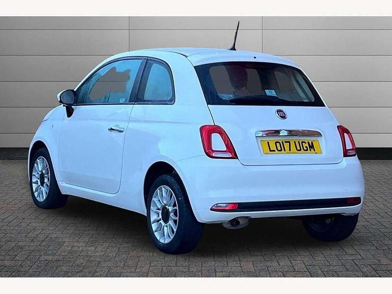 Used Fiat 500 Lounge 69 HP (50 kW) 2017 White Hatchback
