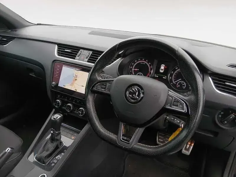 Used Skoda Octavia vRS 184 HP (135 kW) 2017 Black Hatchback