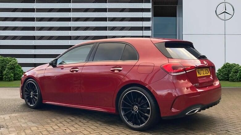Used Mercedes A180 AMG Line Premium Plus 136 HP (100 kW) 2023 Red Hatchback